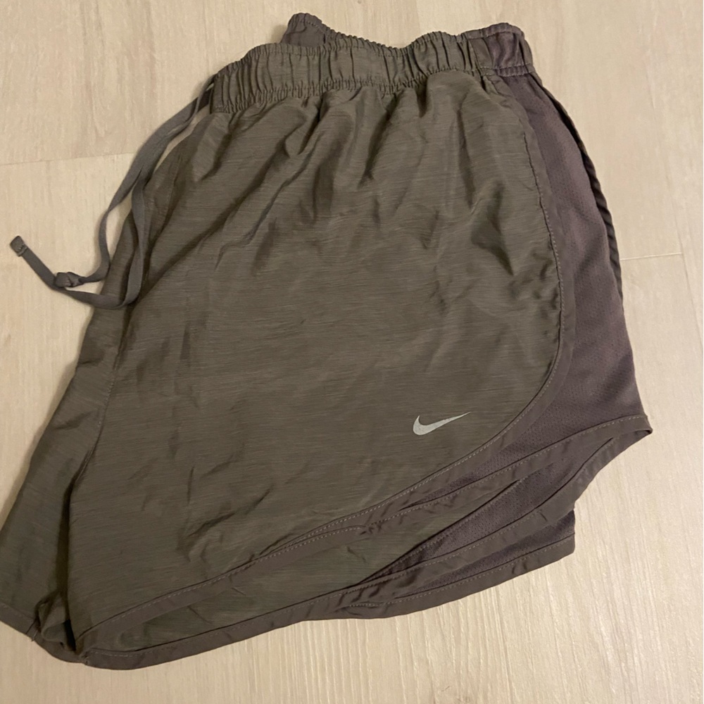 Nike Grey Athletic Shorts with built in under garment